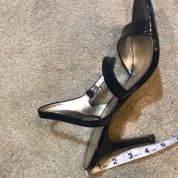 Marc Fisher Navy Blue Ankle Strap Sandals-Size 10 - Picture 6 of 9